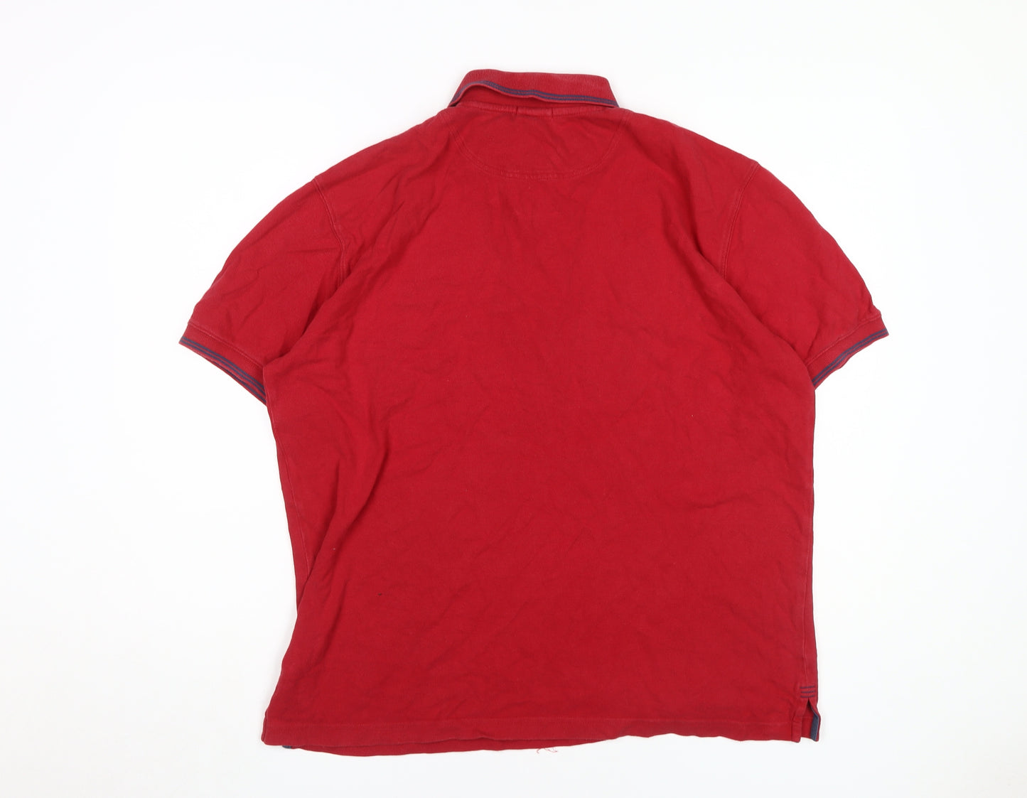 Canterbury Men's Red Polo Shirt Size L with Logo