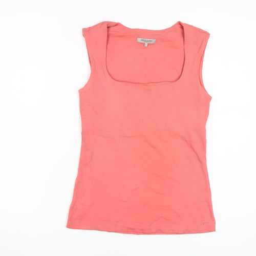 Great Plains Women's Pink Tank M Sleeveless Square Neck