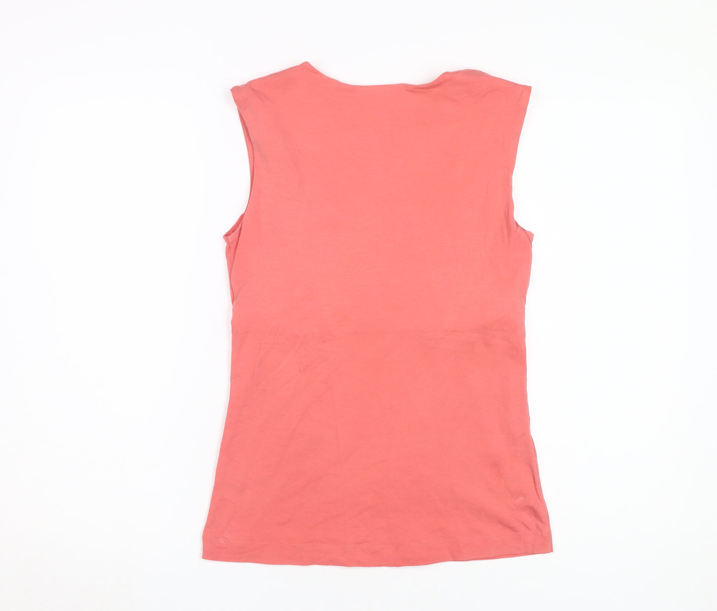 Great Plains Women's Pink Tank M Sleeveless Square Neck
