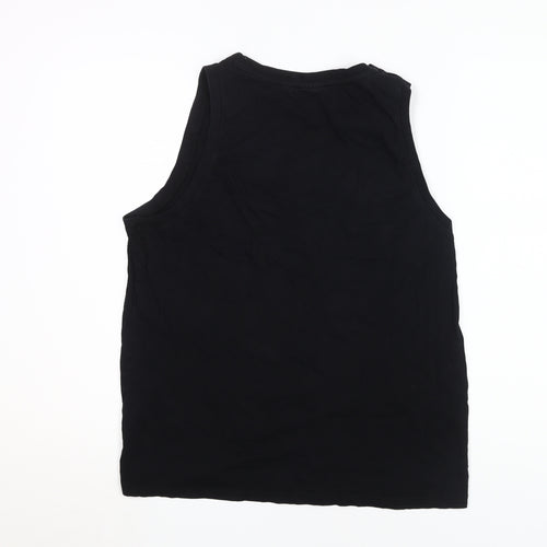 Fila Men's Black Sleeveless Logo T-Shirt Large