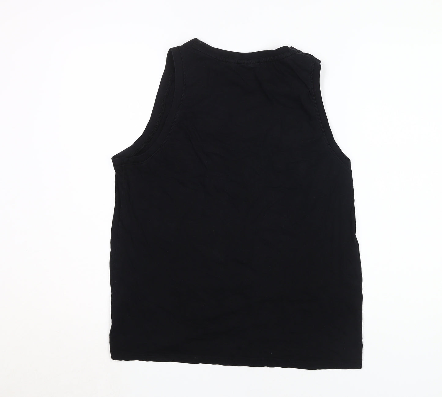 Fila Men's Black Sleeveless Logo T-Shirt Large