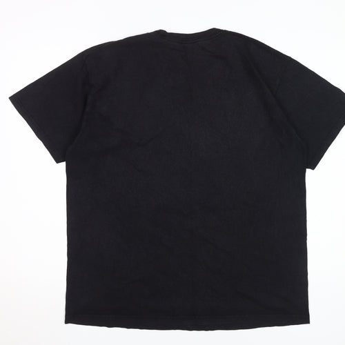 The Rolling Stones Men's Black L Music Graphic Tee