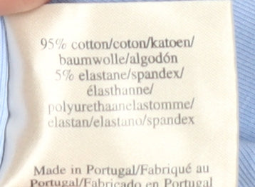 Laura Ashley Women's Blue 3/4 Sleeve T-Shirt Size 10