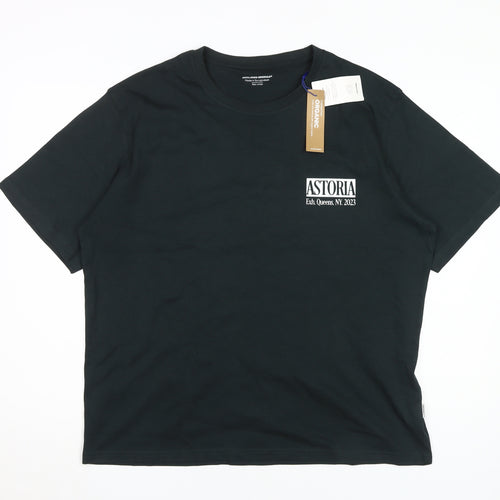 Jack & Jones Men's Black L Graphic T-Shirt