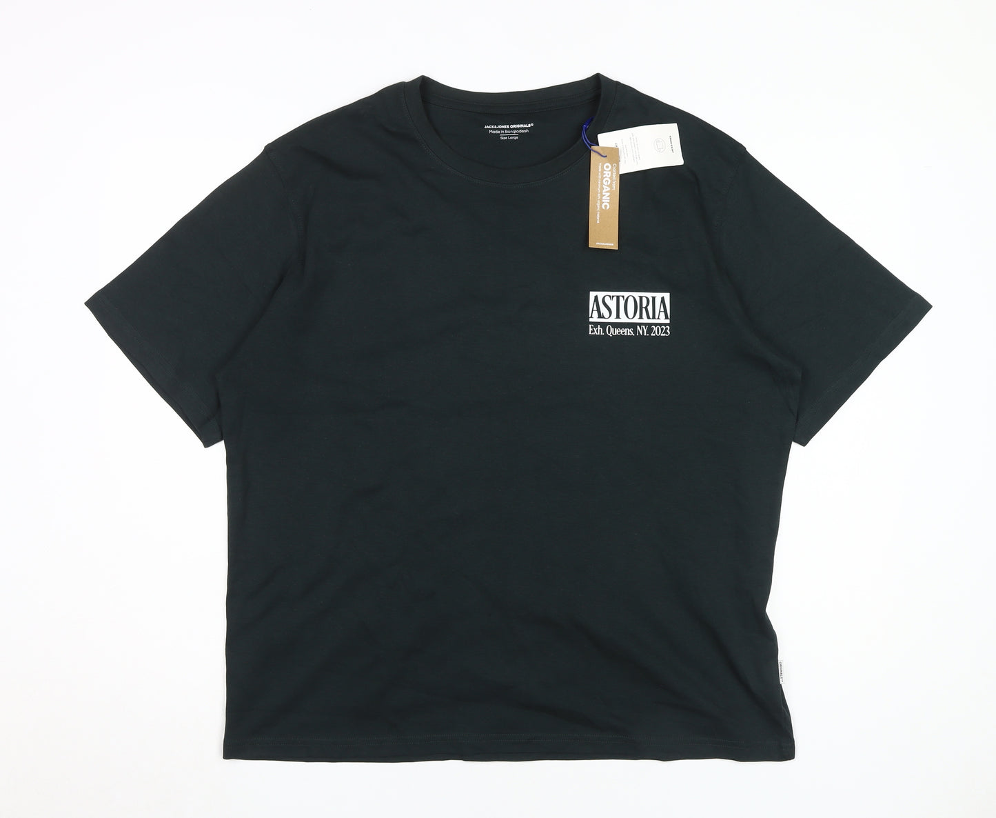 Jack & Jones Men's Black L Graphic T-Shirt