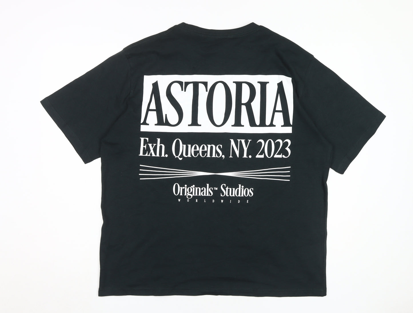 Jack & Jones Men's Black L Graphic T-Shirt