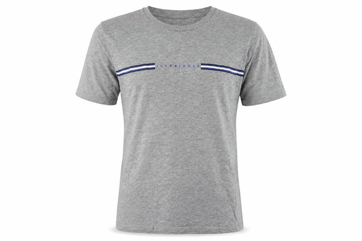 Jack & Jones Men's Grey Regular Fit T-Shirt L