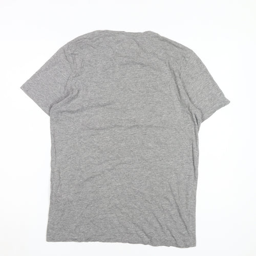 Jack & Jones Men's Grey Regular Fit T-Shirt L