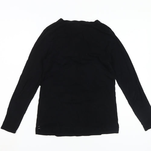 White Stuff Women's Black Long Sleeve Top Size 10