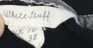 White Stuff Women's Black Long Sleeve Top Size 10