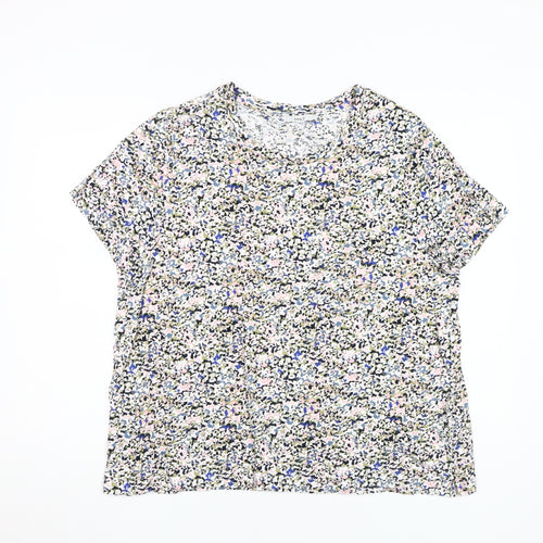 Marks and Spencer Women's Multicoloured Floral T-Shirt