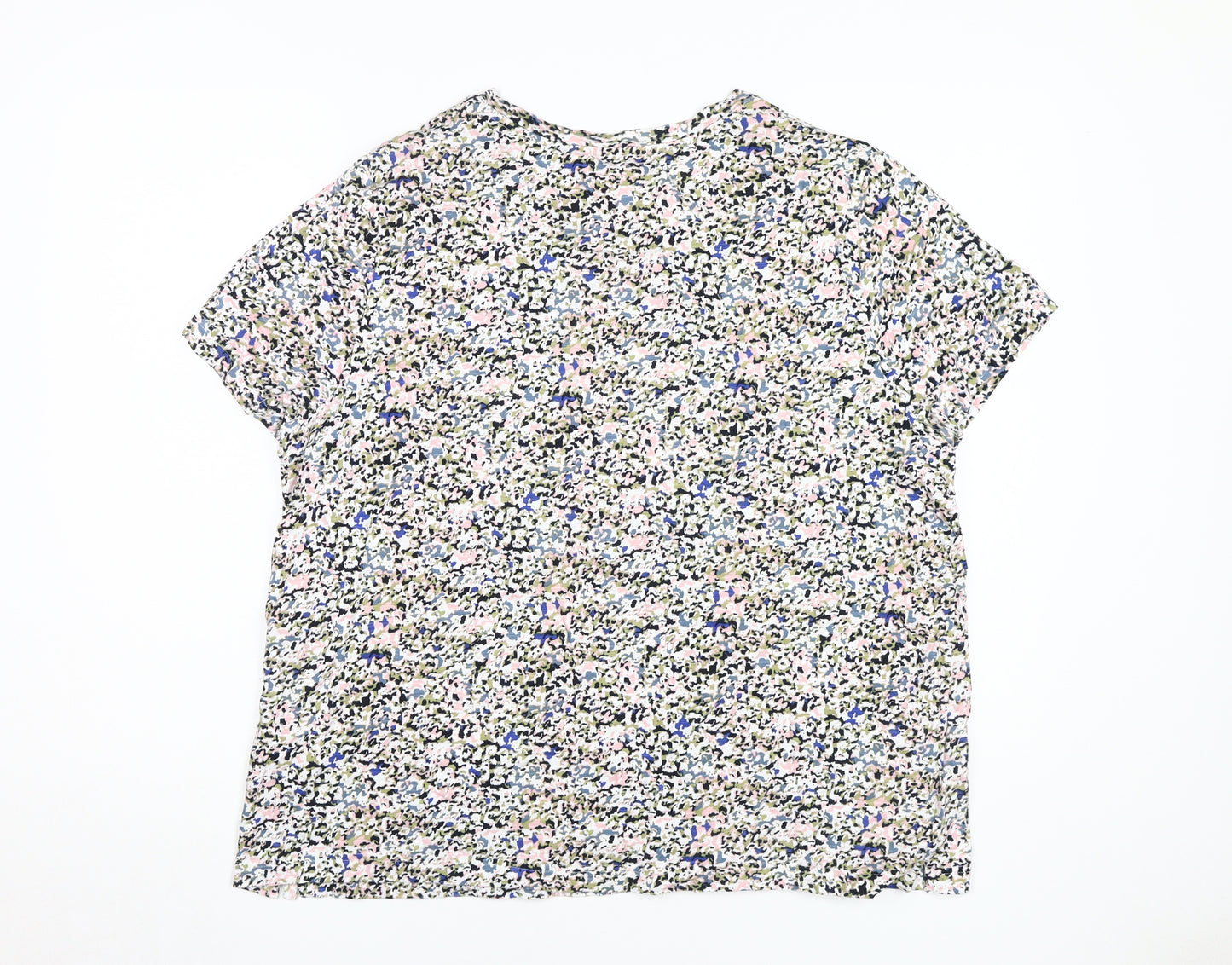 Marks and Spencer Women's Multicoloured Floral T-Shirt