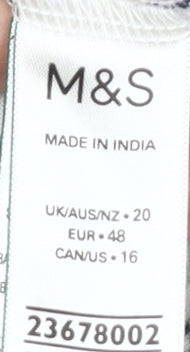 Marks and Spencer Women's Multicoloured Floral T-Shirt