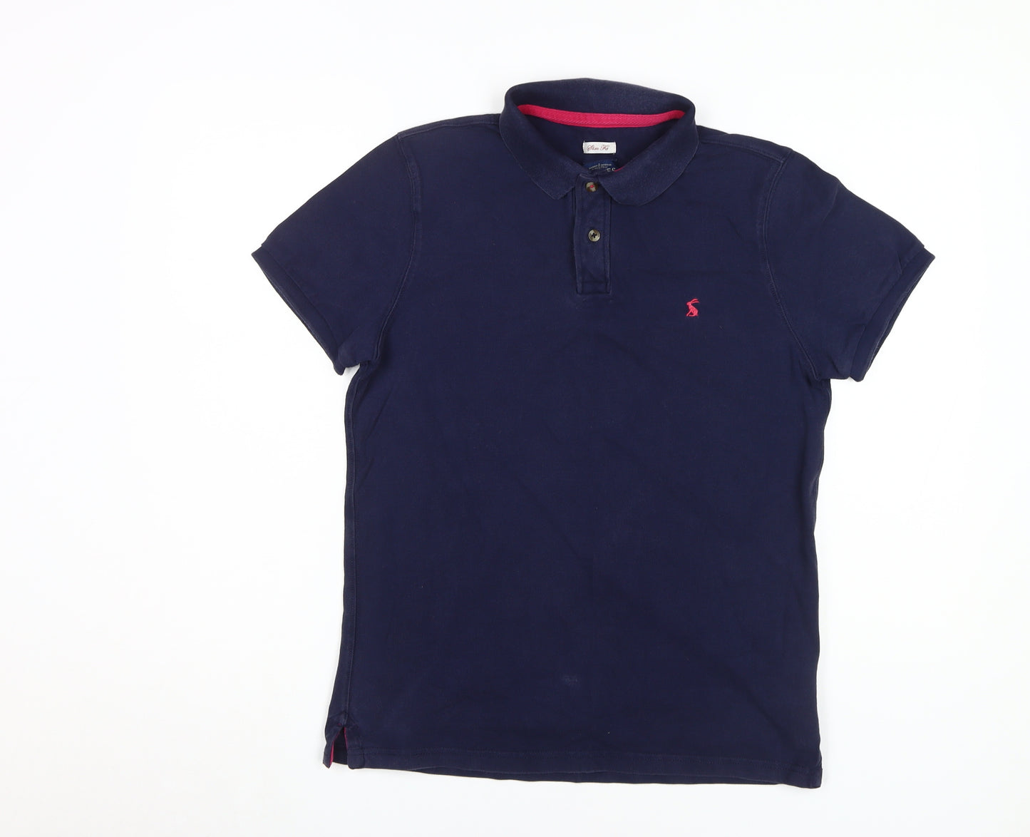 Joules Unisex Blue Slim Polo Shirt M