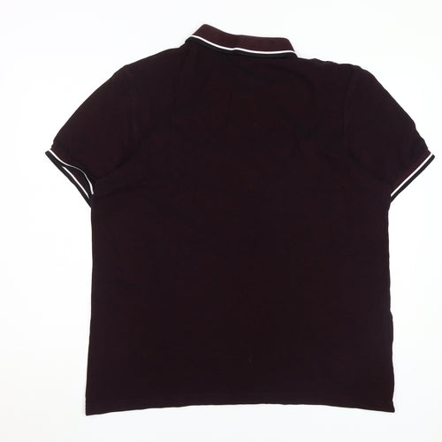 Fred Perry Men's Purple 2XL Polo Shirt