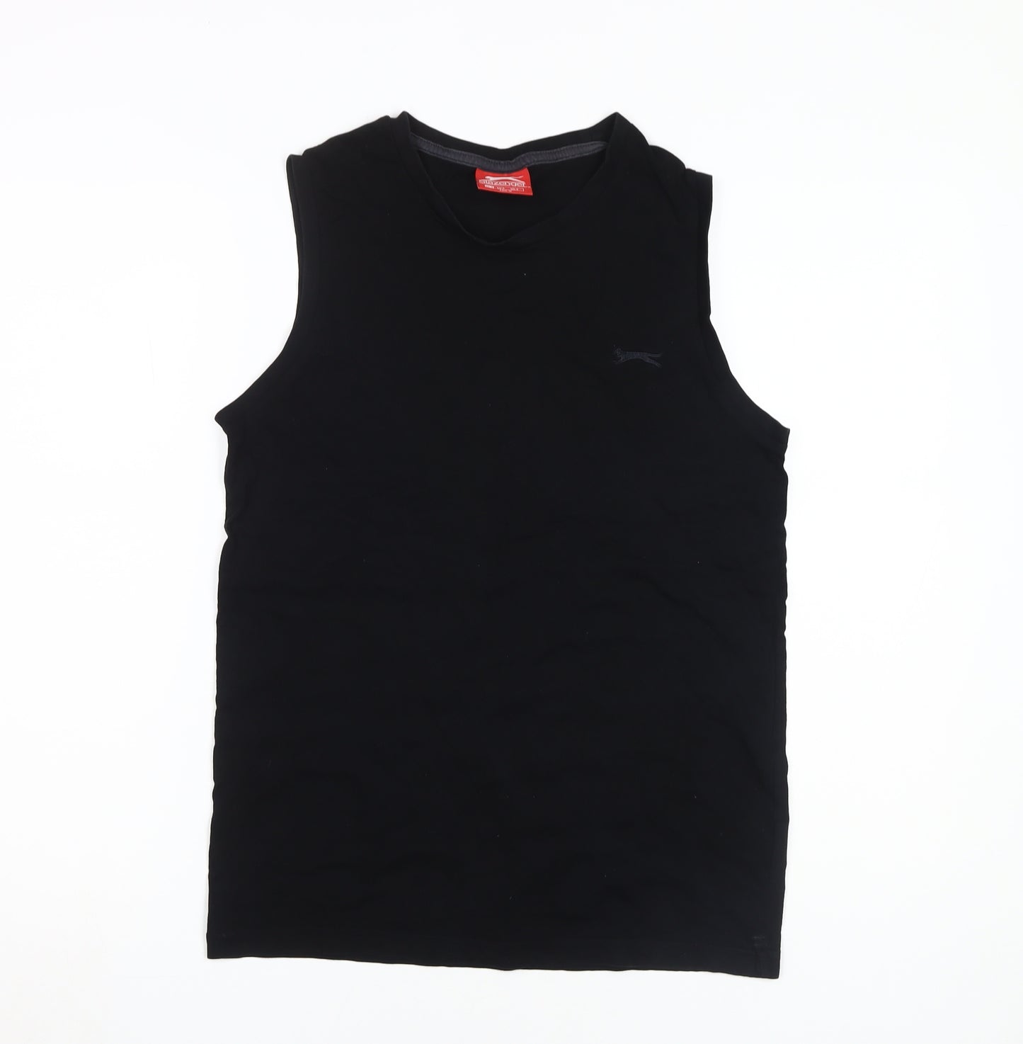Slazenger Men's Black Sleeveless T-Shirt - Size S