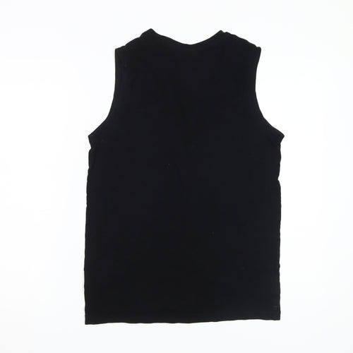 Slazenger Men's Black Sleeveless T-Shirt - Size S