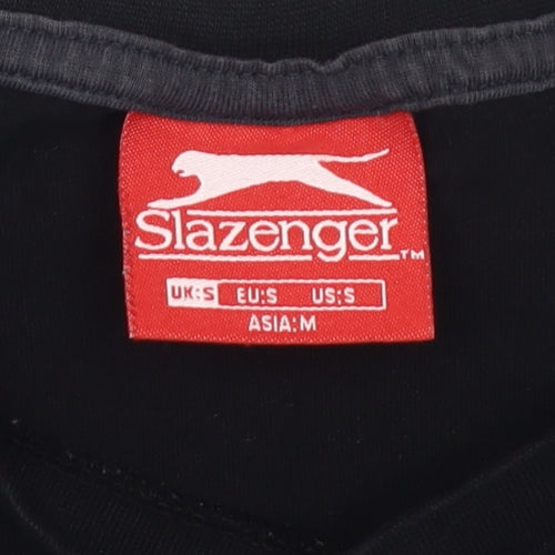 Slazenger Men's Black Sleeveless T-Shirt - Size S