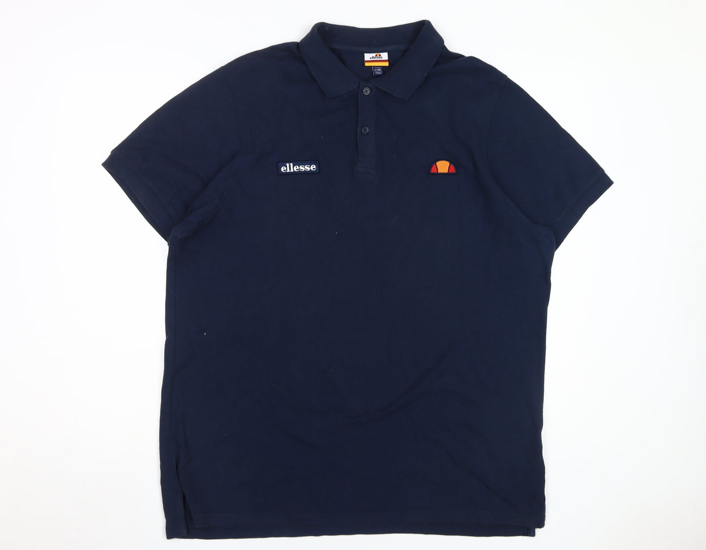 Ellesse Men's Blue 2XL Polo Shirt with Logo