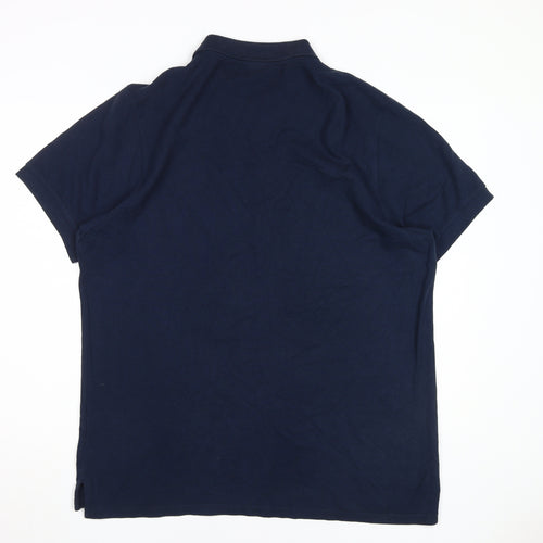 Ellesse Men's Blue 2XL Polo Shirt with Logo