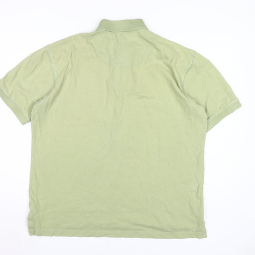 Timberland Men's Green Polo Short Sleeve, Size L