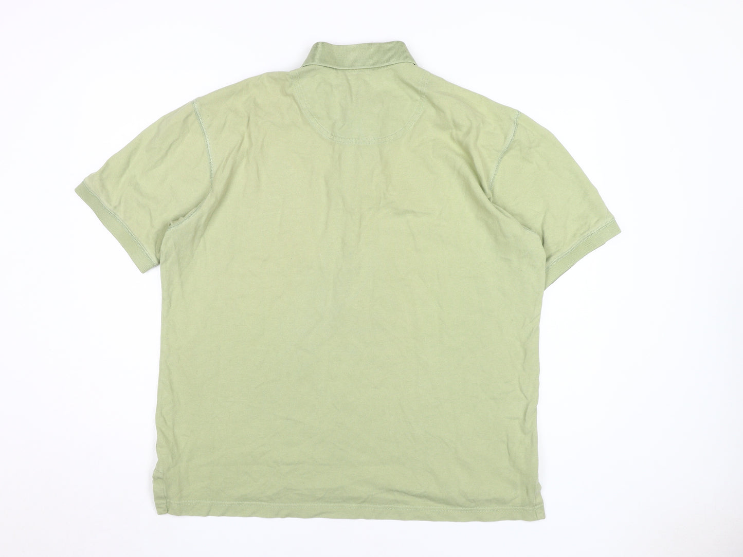 Timberland Men's Green Polo Short Sleeve, Size L