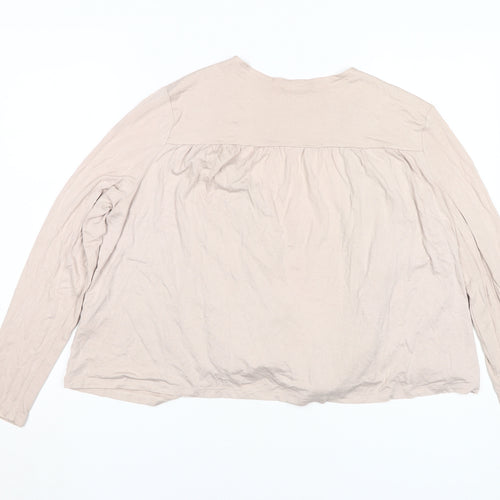 H&M Women's Beige Cardigan Size 12