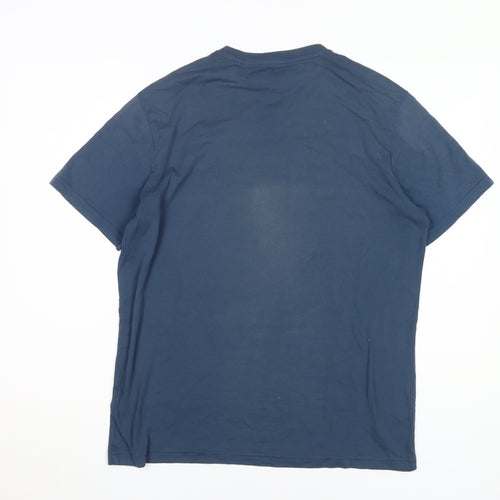 Original Penguin Men's Blue Graphic T-Shirt L