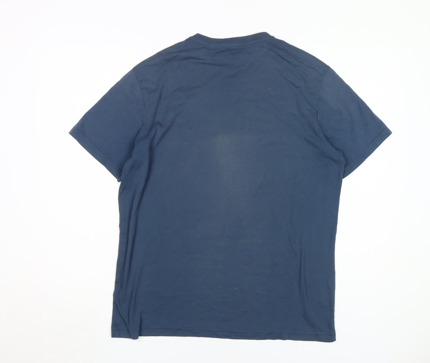 Original Penguin Men's Blue Graphic T-Shirt L
