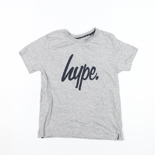 Hype Boys Grey Graphic T-Shirt 11-12 Years