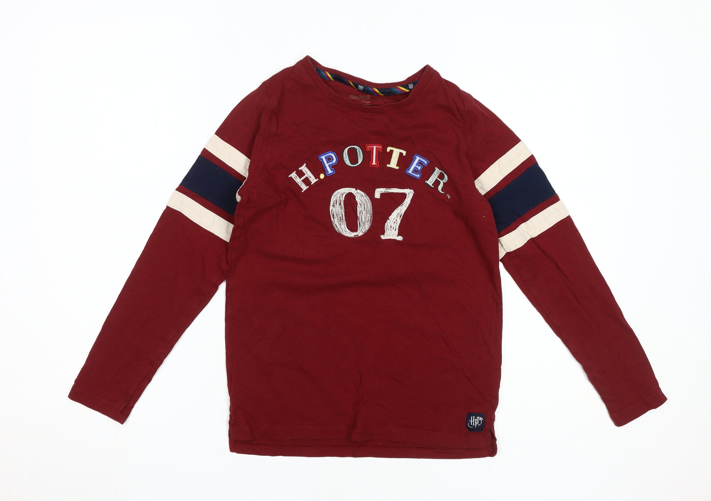 Marks and Spencer Boys Red Harry Potter Long Sleeve T-Shirt