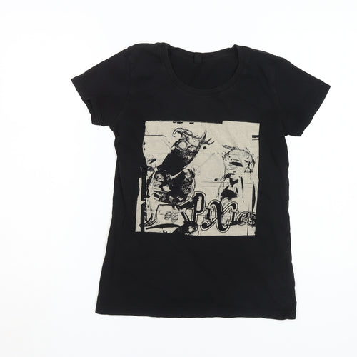 Earth Positive Unisex Black Medium Music T-Shirt