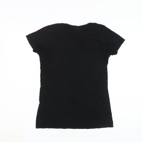 Earth Positive Unisex Black Medium Music T-Shirt