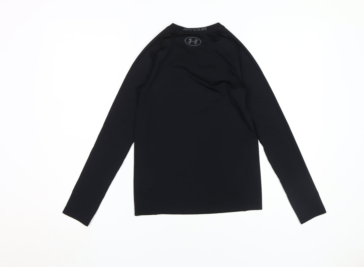 Under Armour Boys Black Long Sleeve Athletic Top