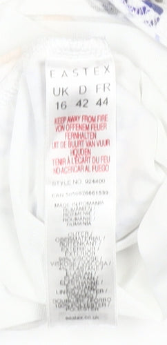 Eastex Women's Multicoloured Top Size 16