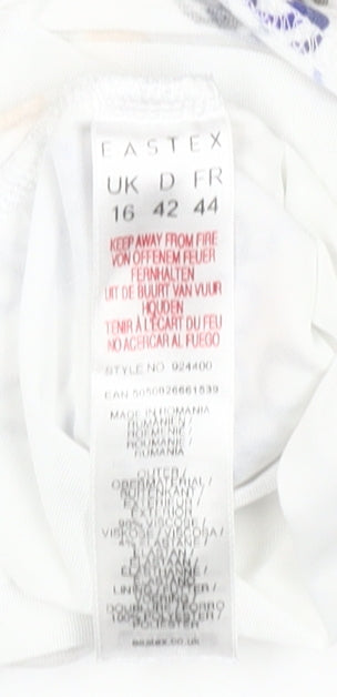 Eastex Women's Multicoloured Top Size 16