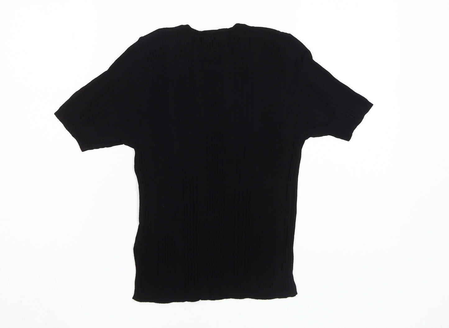 Marks and Spencer Women's Black Short Sleeve Top, Size 12
