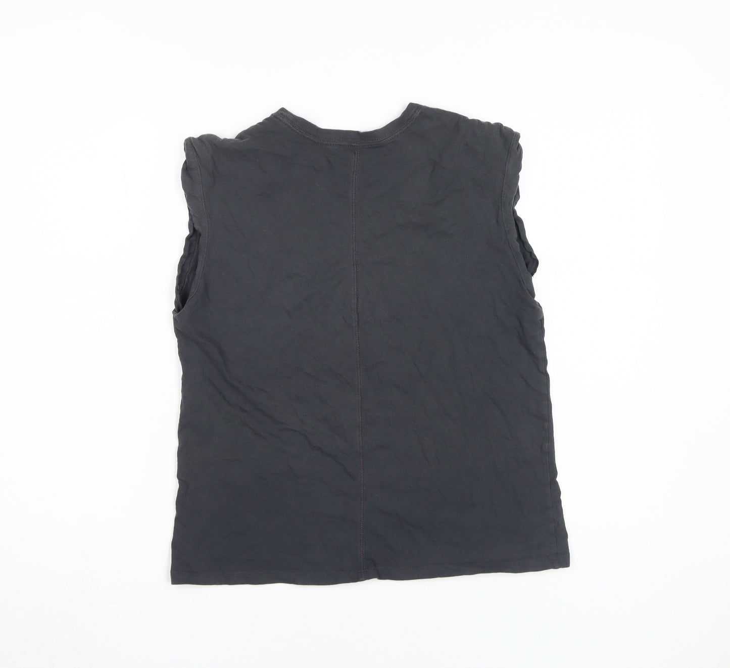 Abercrombie & Fitch Women's Black Sleeveless T-Shirt S