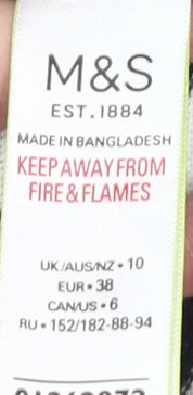 Marks and Spencer Women's Striped Pullover Jumper Size 10