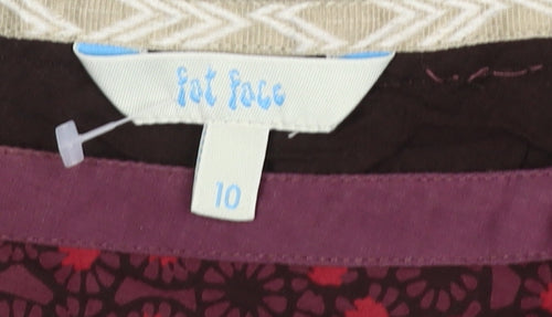 Fat Face Women's Multicoloured Floral Dress Size 10