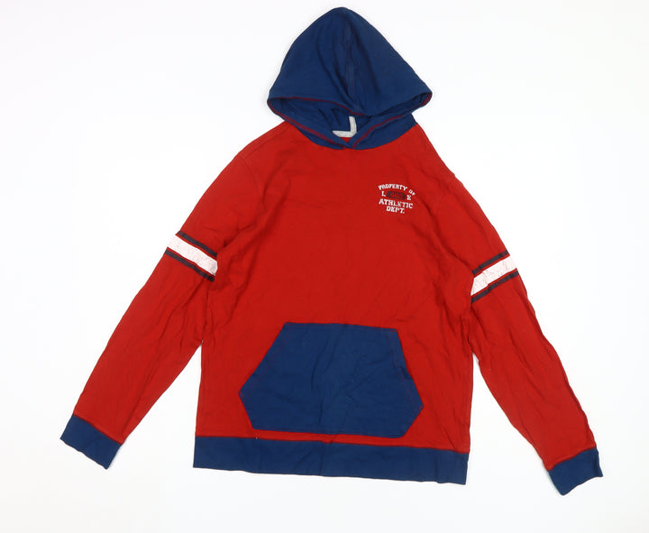 Lands' End Boys Red Pullover Hoodie 12-14 Years