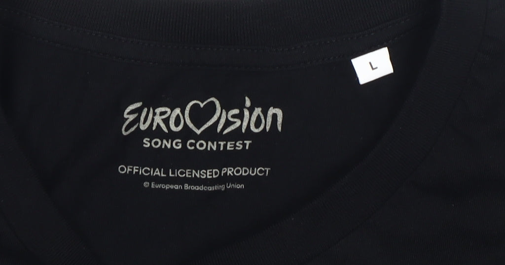 Stanley Stella Men's Eurovision Black T-Shirt, Size L