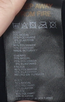 Urban Outfitters Black Camisole Top, Size S, Lace Accent