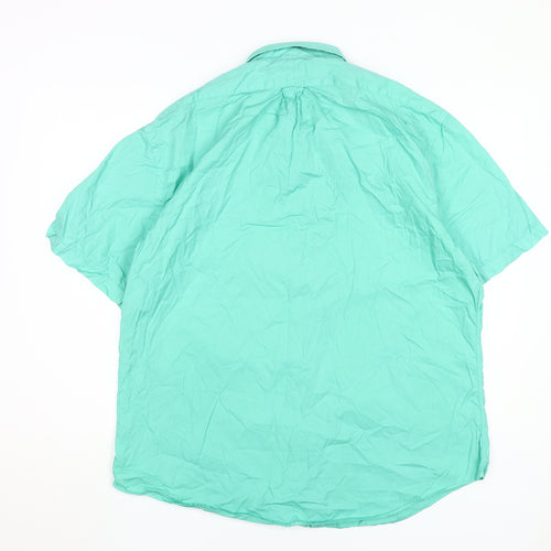 Ralph Lauren Men's 2XL Green Slim Fit Casual Shirt