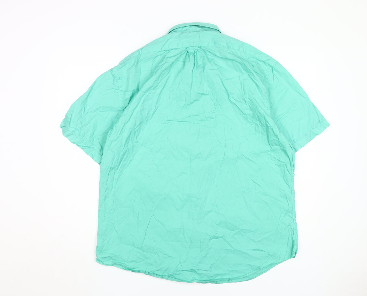 Ralph Lauren Men's 2XL Green Slim Fit Casual Shirt