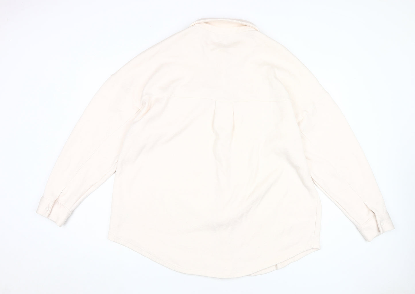 Next Women's Ivory Button-Up Shirt XL Collared Top