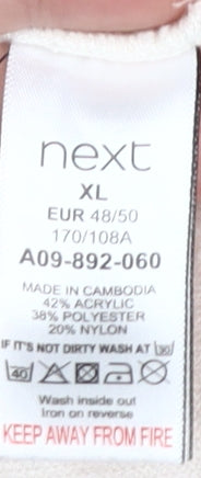 Next Women's Ivory Button-Up Shirt XL Collared Top