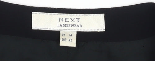 Next Women's Black Striped Waistcoat UK 14