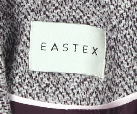 Eastex Women's Grey Herringbone Blazer, Size 14