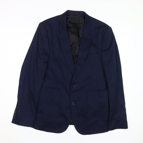 ASOS Men's Blue Blazer Jacket, Size 40S, Formal Wear